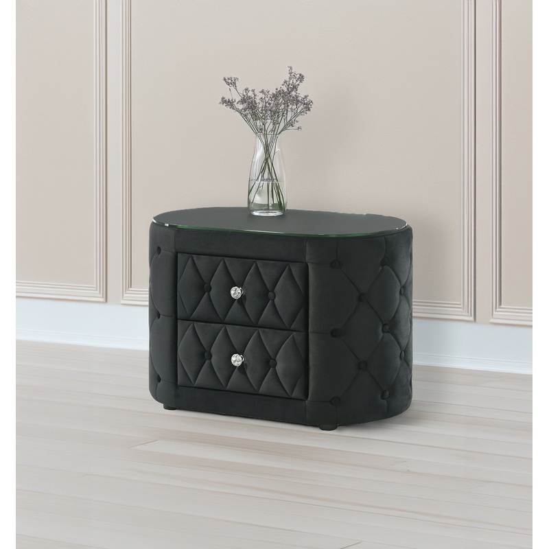 VOLTARE NIGHTSTAND BLACK