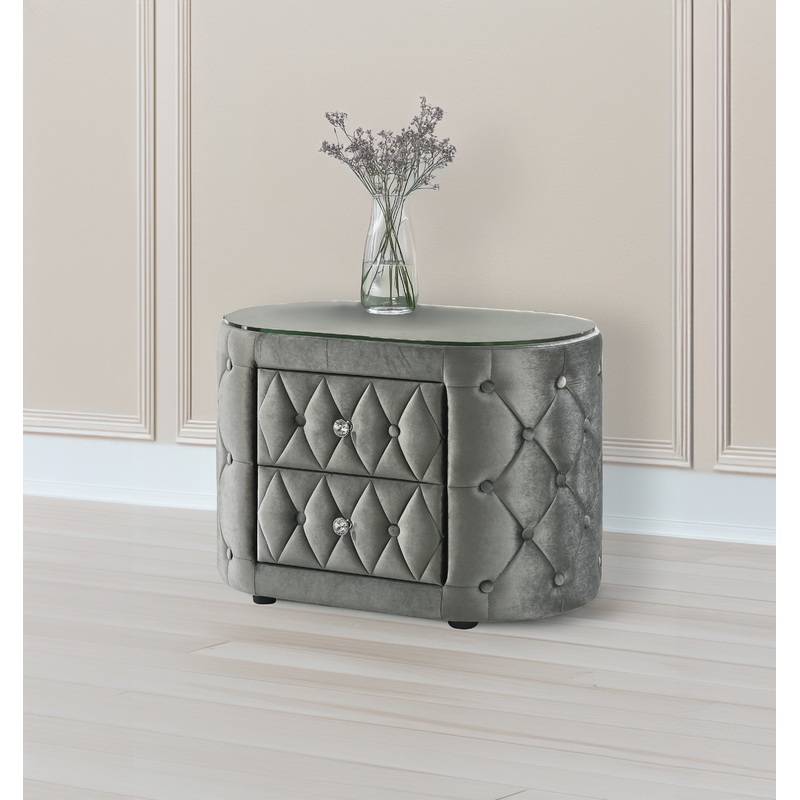 VOLTARE NIGHTSTAND GREY