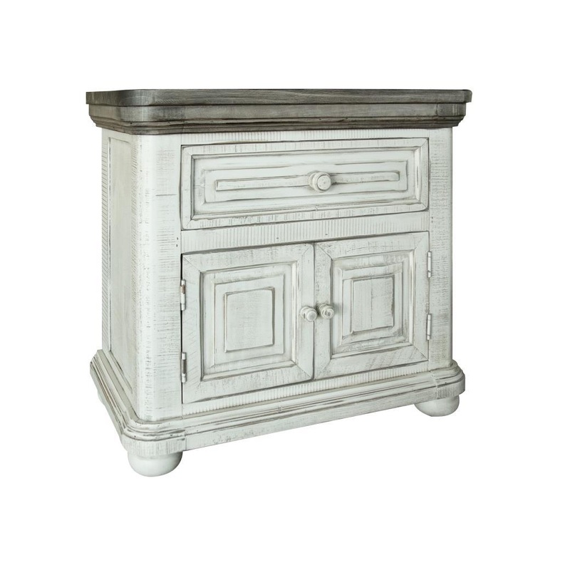 Luna 1 Drawer, 2 Door Nightstand