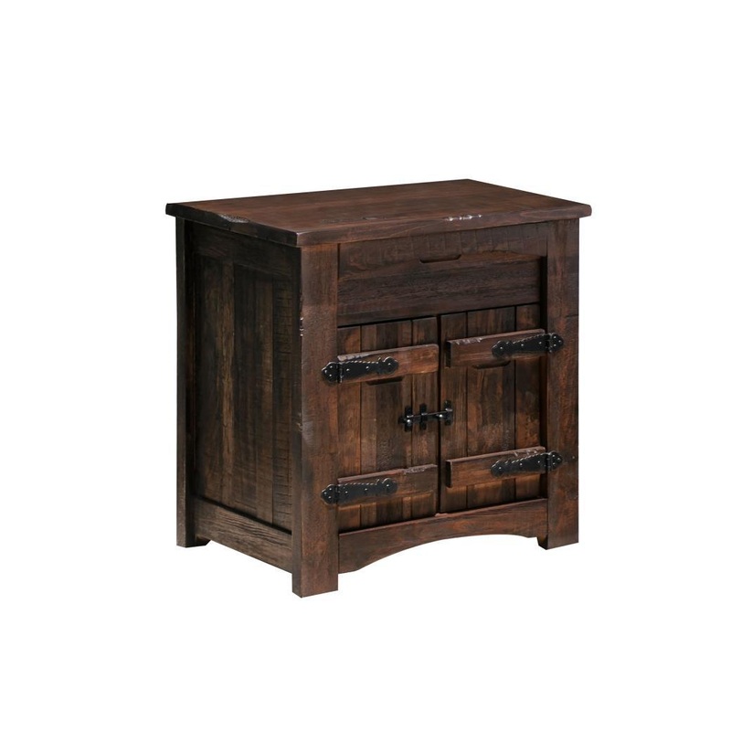 Mezcal 1 Drawer, 2 Door Nightstand