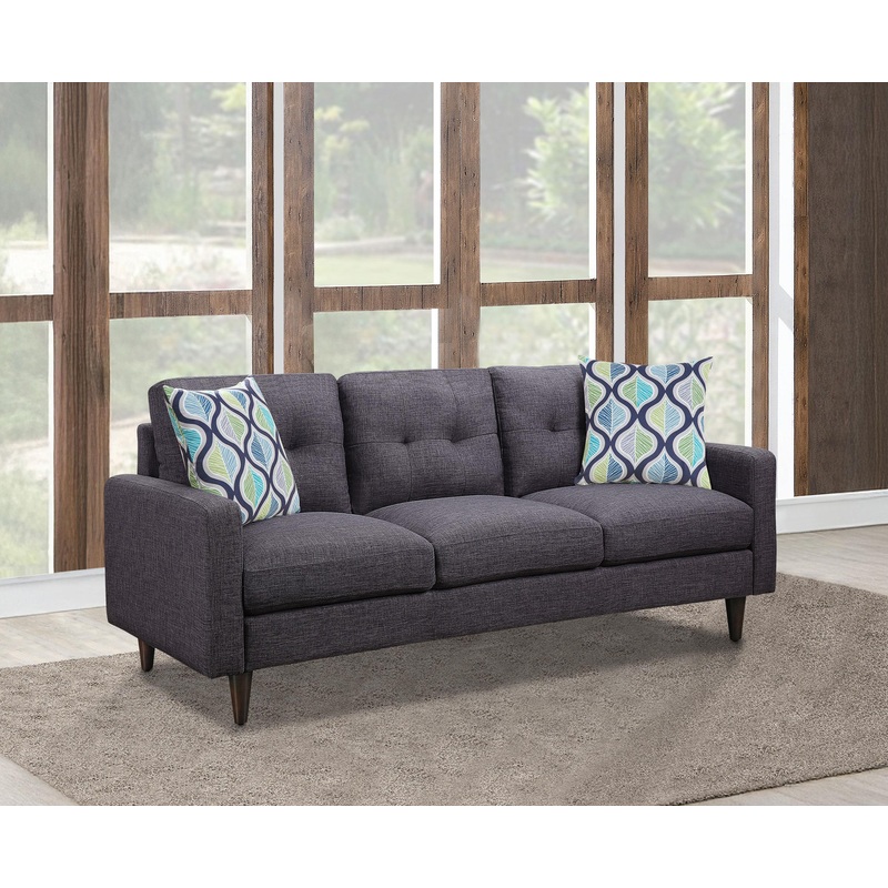 Watsonville Tufted Back Sofa Grey