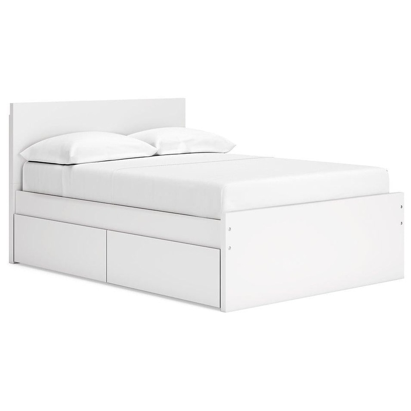 Onita Panel Bed with 1 Side Storage