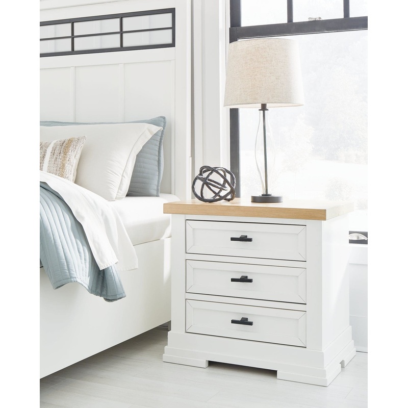 Ashley Express – Ashbryn Three Drawer Night Stand