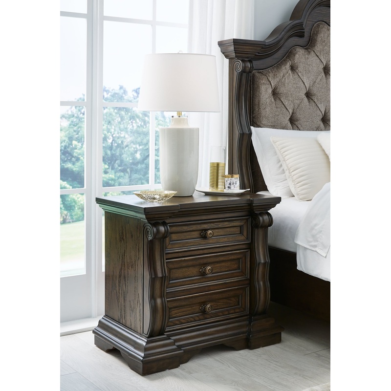 Ashley Express – Maylee Three Drawer Night Stand
