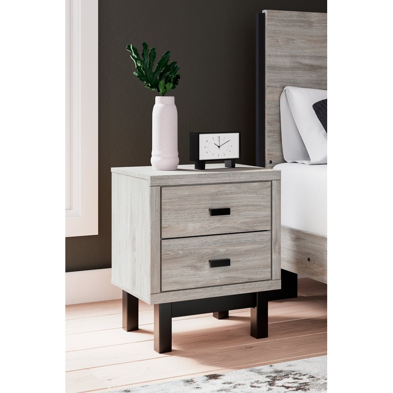 Ashley Express – Vessalli Two Drawer Night Stand